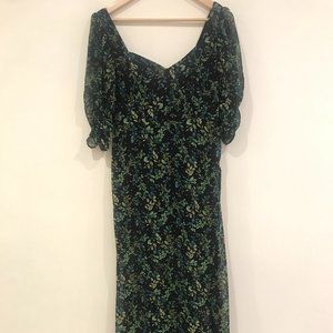 Francesca's Zoe Sweetheart Maxi Dress Medium